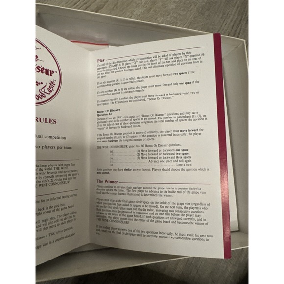The Wine Connoisseur‎ Board Game - Picture 4 of 5